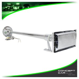 CORNETA CUADRADA CROMADA CLAXON DE AIRE CAMION TRAILER