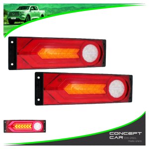 Par Plafon Calavera 65 Led Gel Nissan Np300 Estaca Flecha