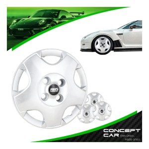 JUEGO 4 TAPONES DE RIN 13 PULGADAS ABS CHEVY C3 4 BIRLOS
