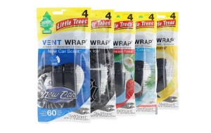 KIT 4 AROMATIZANTE LITTLE TREES VENT WRAP PINO PARA AUTO