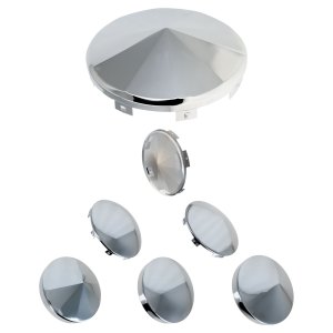 TAPA CENTRO DE MASA CROMO TRACTO CAMION TRAILER UNIVERSAL