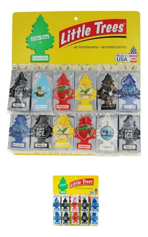 AROMATIZANTE PARA AUTO LITTLE TREES PINO 48 PIEZAS SURTIDO