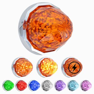 PLAFON REDONDO 7 LED DIAMANTE PUNTA ZEPELIN PICO 12-24V