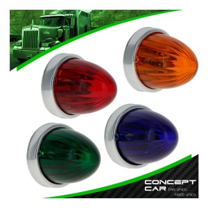 PLAFON REDONDO WATERMELON FOCO PUNTA ZEPELIN BASE METAL