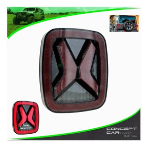 PLAFON CALAVERA TIPO JEEP LED GEL HUMO UNIVERSAL 12-24V