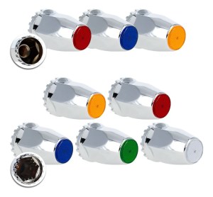 CAPUCHON CUBRE TUERCA CROMADO TRACTO CAMION REFLEJANTE